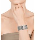 Pulsera Viceroy Chic dorada con piedras en gris y verde