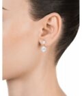 Pendientes Viceroy mujer de plata rosada con madre perla