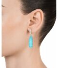 Pendientes Viceroy mujer de plata con piedra turquesa