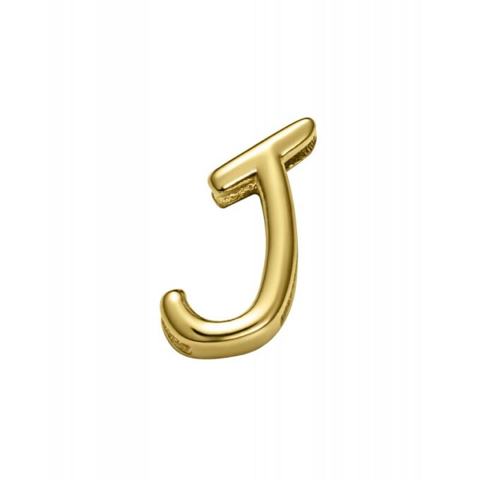 Motivo Viceroy 1359M01012J de mujer en acero dorado letra J para pulsera personalizable