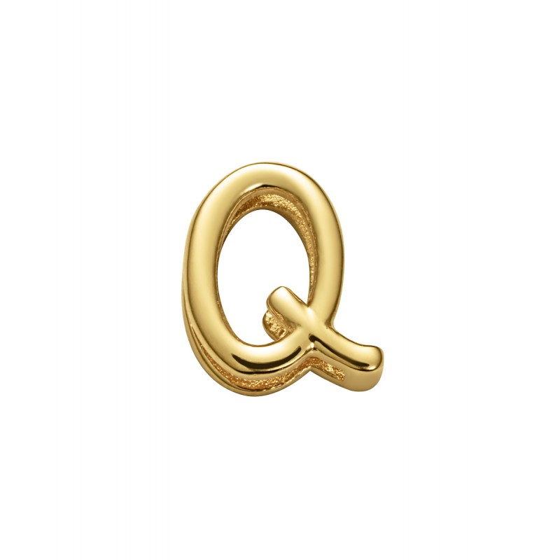 Motivo Viceroy 1359M01012Q de mujer en acero dorado letra Q para pulsera personalizable