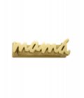 Motivo Viceroy mujer acero dorado palabra mamá para pulsera personalizable