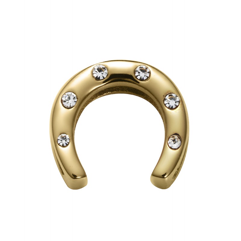 Motivo Viceroy 1358M01012H de mujer en acero dorado forma herradura para pulsera personalizable