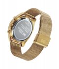 Reloj Mark Maddox HM0129-57 de hombre multifunción con caja y malla en acero IP dorado y esfera negra