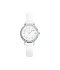 Reloj Viceroy de niña con esfera blanca y correa de piel blanca