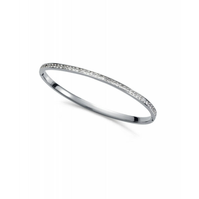 Brazalete Viceroy 1357P01010 de mujer en acero con parte superior de circonitas