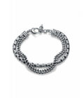 Pulsera Viceroy hombre de acero con doble cadena
