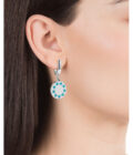 Aros Viceroy 1396E01013 de mujer en acero con colgante motivo sol