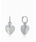Aros Viceroy 13055E000-90 de mujer en plata con colgante corazón y nombre mamá
