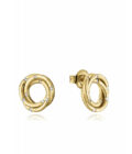 Pendientes Viceroy mujer de plata chapada con circuferencias entrelazadas