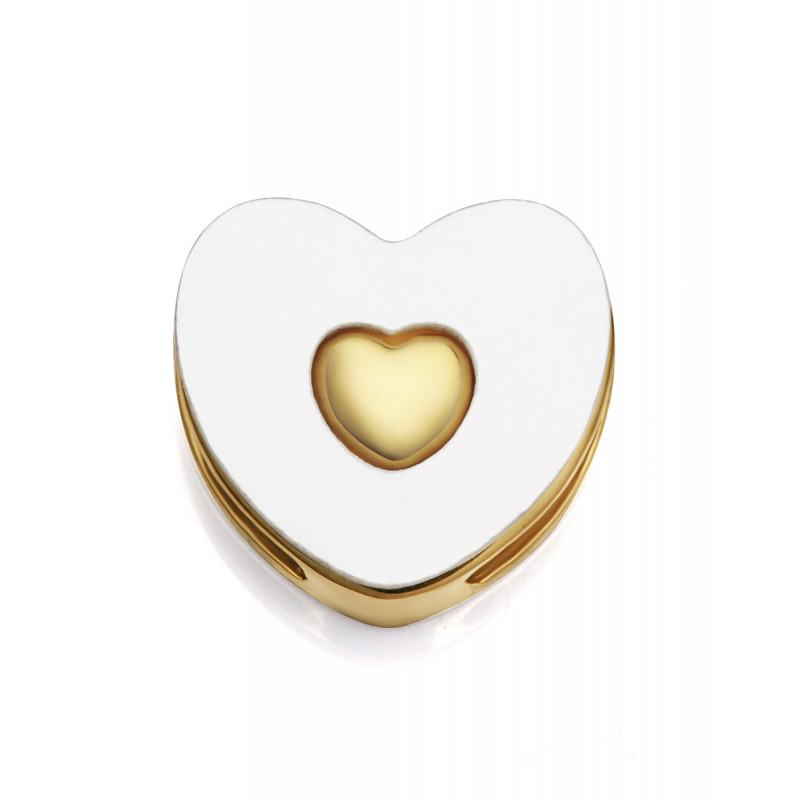 Motivo Viceroy 1416M01012 de mujer en acero forma corazón madre perla para pulsera personalizable
