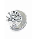 Motivo Viceroy 1419M01010 de mujer en acero con árbol de la vida y luna blanca para pulsera personalizable