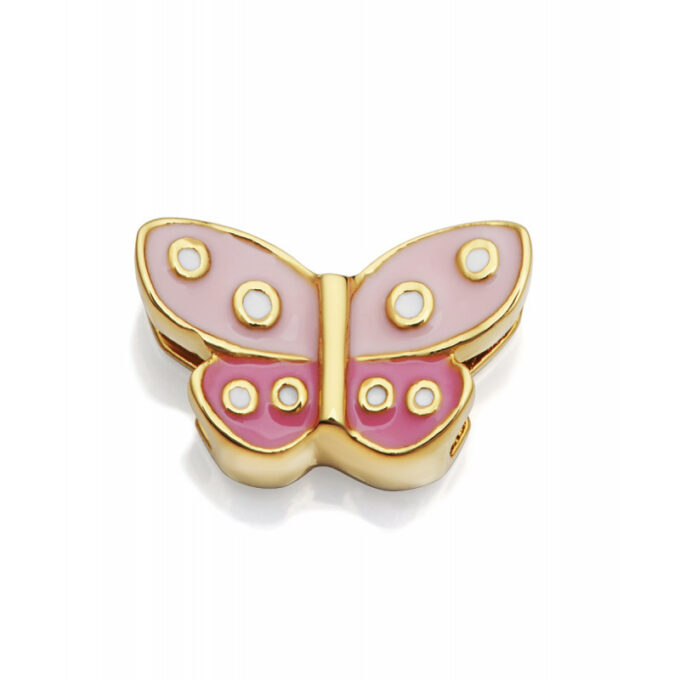 Motivo Viceroy 1405M01012 de niña en acero forma mariposa para pulsera personalizable