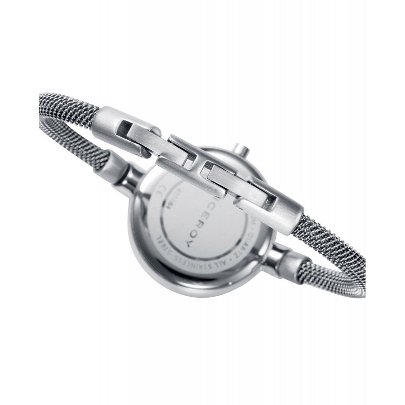 Pack Viceroy niña 401084-95 de reloj malla milanesa tubular acero y pendientes de plata