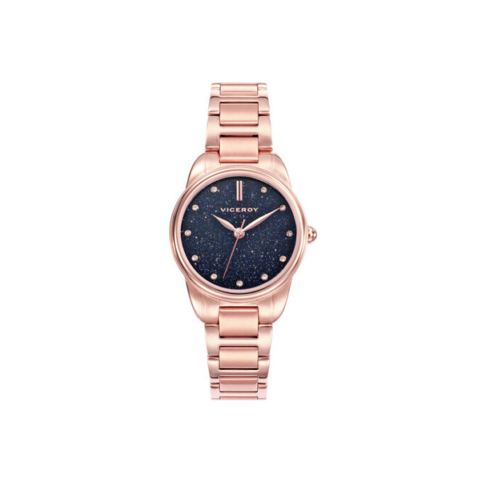 Reloj Viceroy 47850-43 de mujer en acero IP rosado con esfera marrón