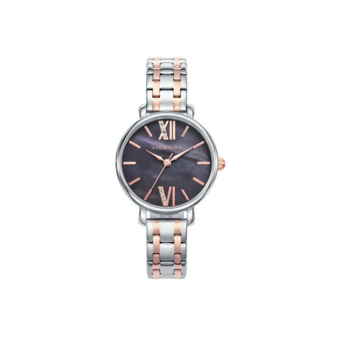 Reloj Viceroy 461040-93 de mujer en acero bicolor IP rosado y esfera violeta