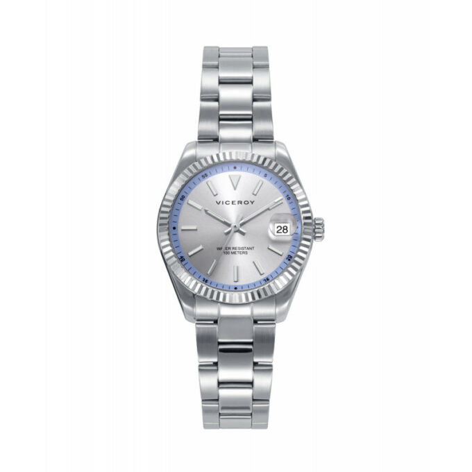 Reloj Viceroy 42438-87 de mujer en acero y esfera celeste