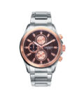 Reloj Viceroy 46669-47 de hombre cronografo en acero con esfera marrón