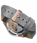 Reloj Viceroy 46749-95 multifunción hombre en acero con correa de piel gris y esfera negra