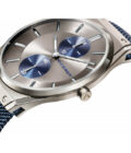Reloj Viceroy 42327-17 de hombre multifunción en acero con malla milanesa IP azul y esfera gris