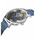 Reloj Viceroy 471193-17 de hombre multifunción en acero con malla milanesa IP azul y esfera gris