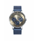 Reloj Viceroy 471193-17 de hombre multifunción en acero con malla milanesa IP azul y esfera gris