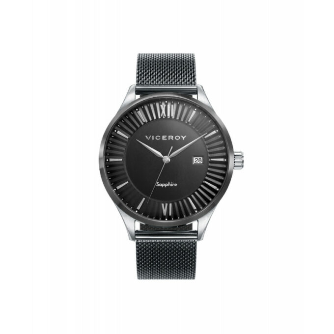 Reloj Viceroy 471229-93 de hombre en acero con malla milanesa y esfera negra