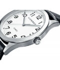 Reloj Viceroy 42233-04 de hombre en acero con correa de piel negra y esfera blanca