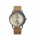 Reloj Viceroy 42367-16 de hombre multifunción en acero con correa de piel marrón y esfera gris