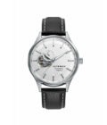 Reloj Viceroy 471311-07 de hombre en acero con correa de piel negra y esfera blanca