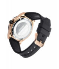 Reloj Viceroy 46821-57 de hombre en acero IP rosado con correa de caucho y esfera negras