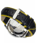 Reloj Viceroy 46799-57 de hombre cronógrafo en acero con correa de piel negra y amarilla