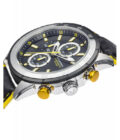 Reloj Viceroy 46799-57 de hombre cronógrafo en acero con correa de piel negra y amarilla