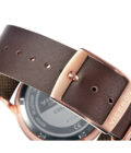Reloj Viceroy 471143-07 de hombre multifunción en acero, correa marrón y esfera blanca