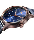 Reloj Mark Maddox HM7109-37 de hombre en acero IP azul con malla milanesa y esfera azul