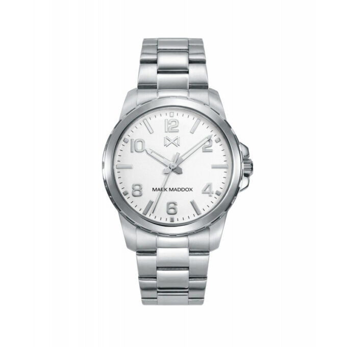 Reloj Mark Maddox MM0115-05 de mujer en acero y esfera blanca