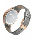 Reloj Mark Maddox MC7123-05 de mujer en acero IP rosado con correa de piel gris