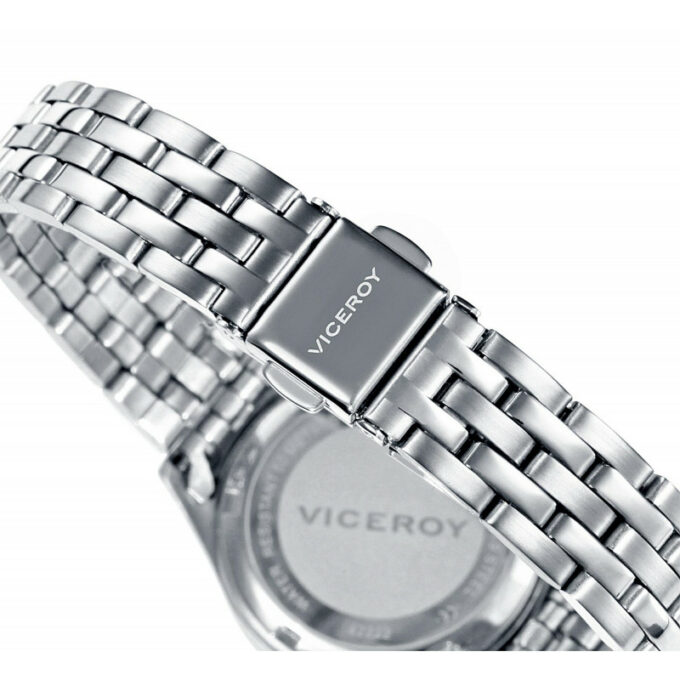 Reloj Viceroy 42220-04 de mujer con brazalete de acero y esfera blanca