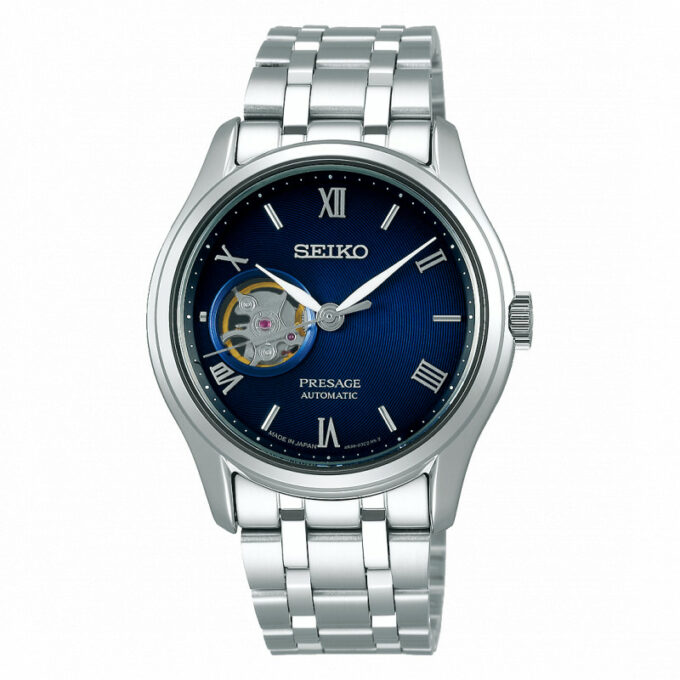 Reloj Seiko SSA411J1 de hombre automático con caja y brazalete de acero y esfera azul