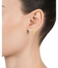 Pendientes Viceroy 75333E01012 de mujer en acero IP dorado de aros entrelazados